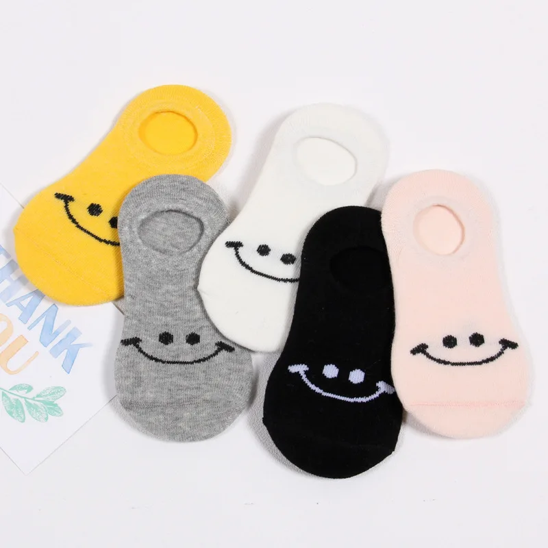 

New Style Children's Socks 2019 Spring Summer Cartoon Car with Big Eye Smiley Children Combination Invisible Ankle Sock