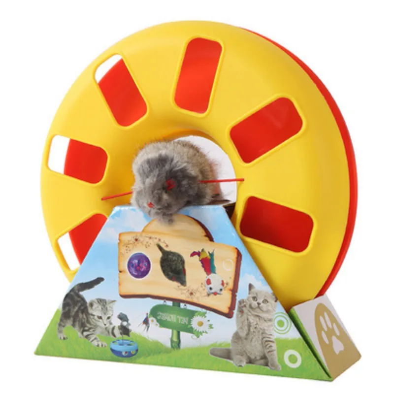 Игрушка для питомцев, кошек, Китти, поворотная игрушка, игрушки для кошек, вращающаяся бегущая мышь, Интерактивная игрушка