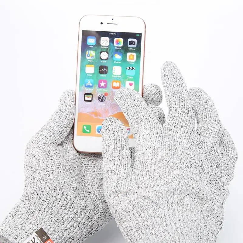 2 шт. анти-вырез Handschoenen Veiligheid Niveau 5 устойчивые к порезам Steekwerende проволочная металлическая сетка Keuken Snijbestendige veiligheid