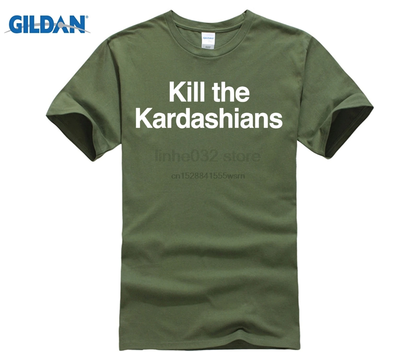 2019 Kill The Kardashians T-Shirt Men Organnic Cotton Short Sleeve Shirt T | Мужская одежда