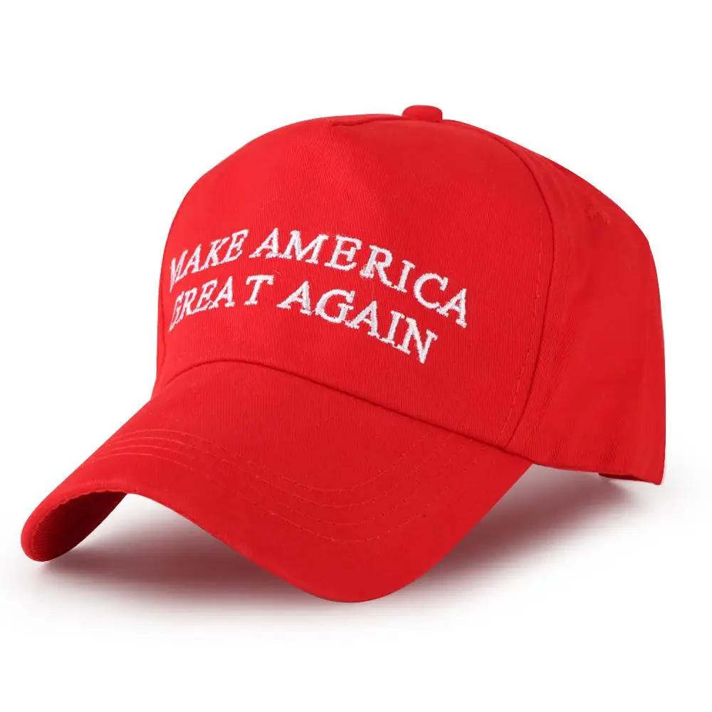 Trump Snapback Make America Great Again Embroidery Baseball Cap Men Hip Hop Hat Kids Casquettes Hats Women Trucker Cotton Hats - Цвет: Красный