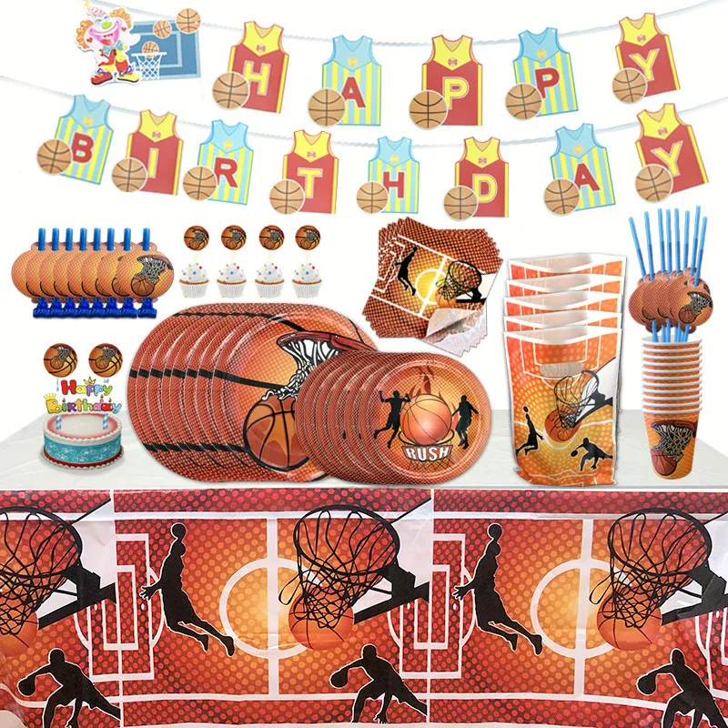 Basketball Theme Party Supplies Birthday Decoration Supplies Basketball