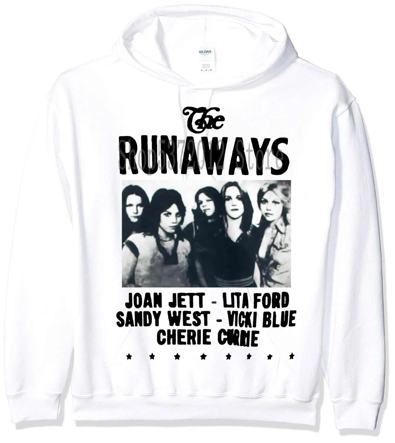 THE RUNAWAYS толстовки свитер жесткий рок панк отверстие Joan Jett бикини Kill Band Tee для