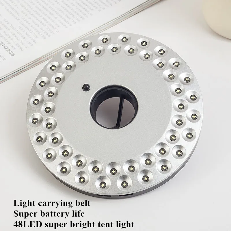 48LED наружный зонтик портативный тент для кемпинга лампа пляжа сада палатки патио