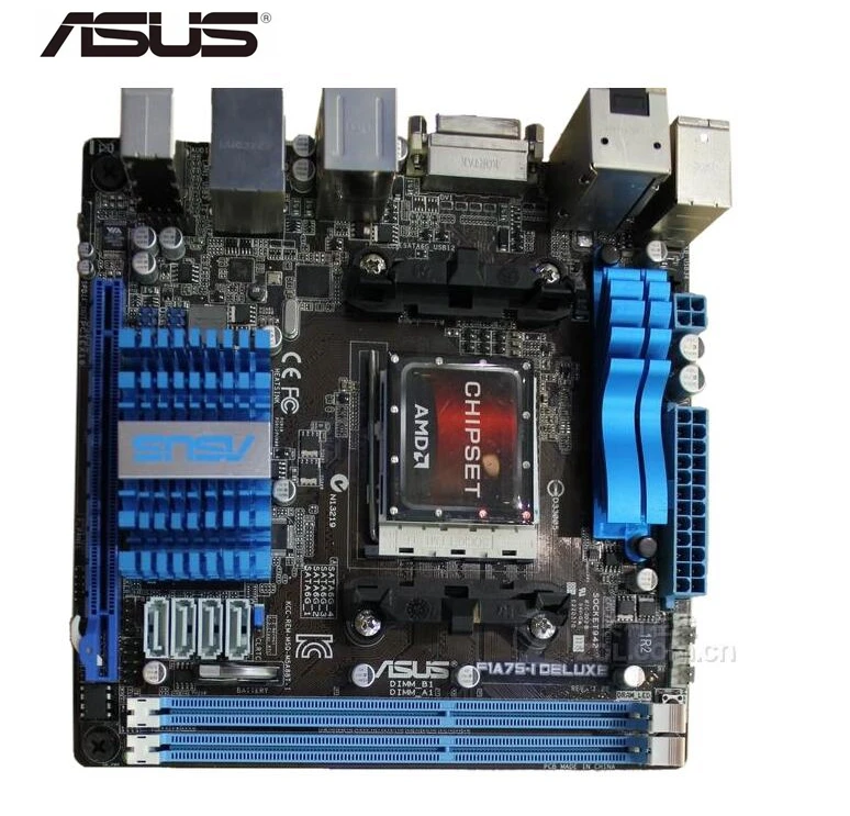 Оригинальная материнская плата для ASUS F1A75-I Deluxe Socket FM1 DDR3 32 ГБ настольного