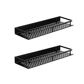 

2 Pack Bathroom Shelf Corner Organizer Bathroom Kitchen Shelves Storage Rack Wall Mounted Basket