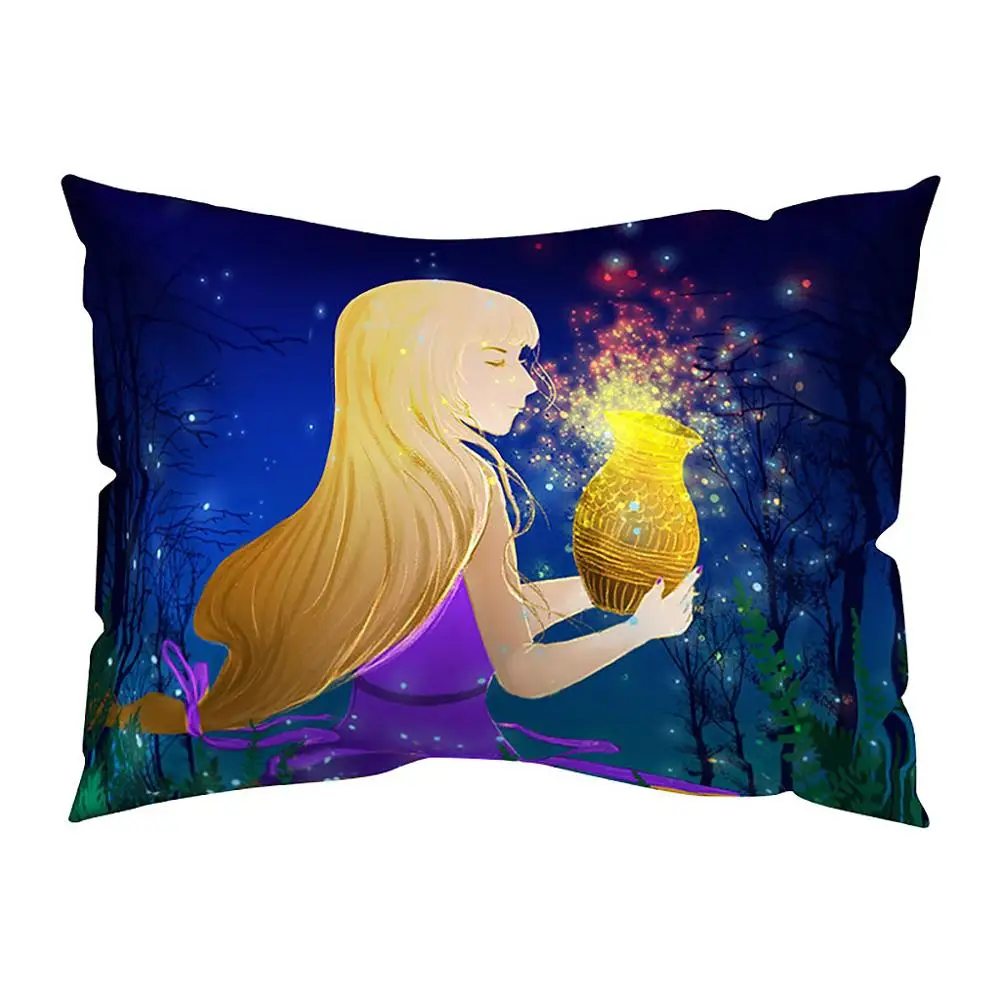 pillow case Персик крышка 30x50 см печатные подушки Чехол для подушки из сатина/Чехол рождественское письмо Подушка Чехол zijden kussensloop 30D4 - Цвет: pillow case