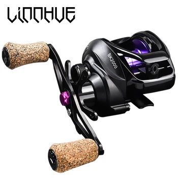 HOT PROMO ❤️ LINNHUE 2020 New Baitcasting Reel BK2000 Fishing Reel 7.2:1 High Speed 5.5KG Max Drag Magnetic System SaltWater Reel Fishing - discount item 60% OFF Sports & Entertainment