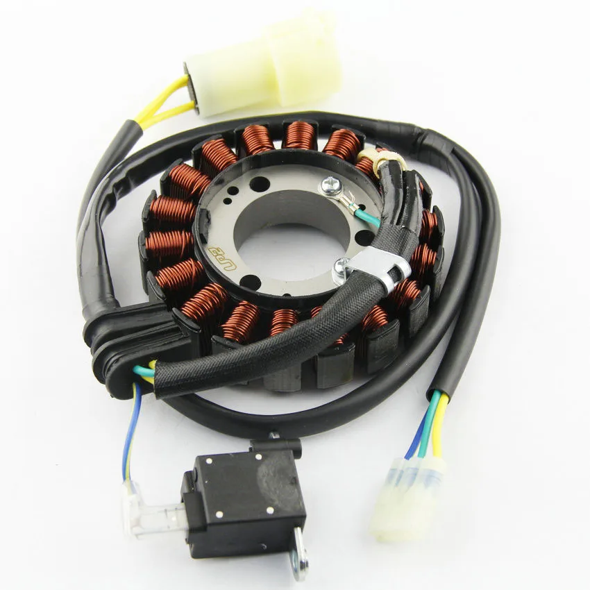Мотоцикл магнитная катушка статора 18 полюсов 12V Катушка Для Honda 31120-HM3-671 11395HM3670 TRX300EX Sportrax 300 EX TRX300X