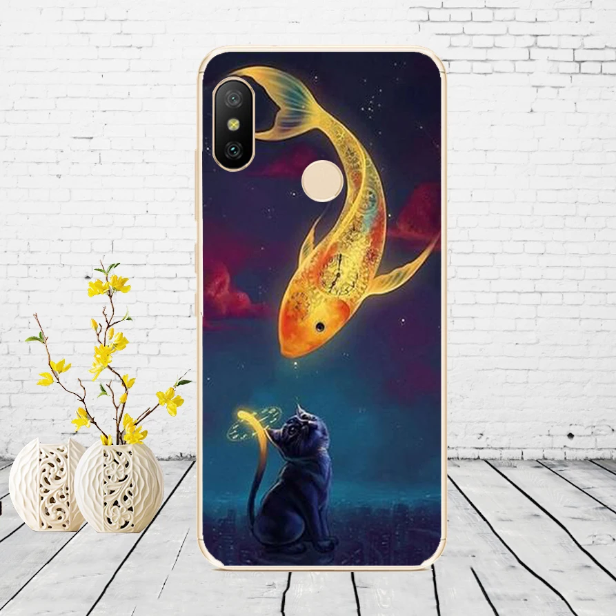 Силиконовый чехол для Xiaomi mi A2 LITE, чехол с полной защитой, мягкая задняя крышка из ТПУ, чехол для телефона s для Xio mi A2 LITE, бампер - Цвет: K26