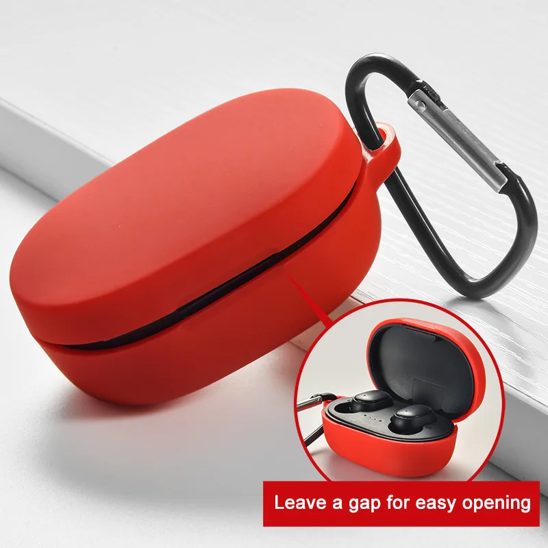 Red Case TWS беспроводные наушники Bluetooth 5,0 стерео наушники с защитным чехлом с зарядным устройством mi c PK mi Redmi Airdots - Цвет: Red Case