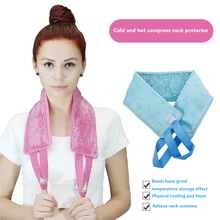 Gel Cooling And Ice Compress Bib, Pvc Super Soft Bead, Cold And Hot Compress, Shoulder And Neck Protection, Relieve Fatigue,