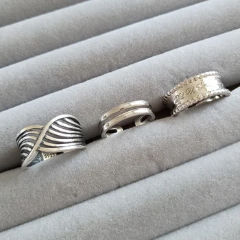 

925 silver index finger rings for women ins tide retro frosty wind net red adjustable fashion personality opening ring