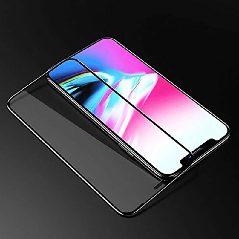 2 в 1 Защитное стекло для iPhone 11 Pro X XR XS Max 9D закаленное + Защитная пленка объектива