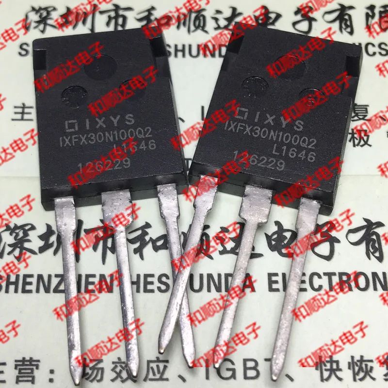 

10 шт. IXFX30N100Q2 TO-247 1000V 30A
