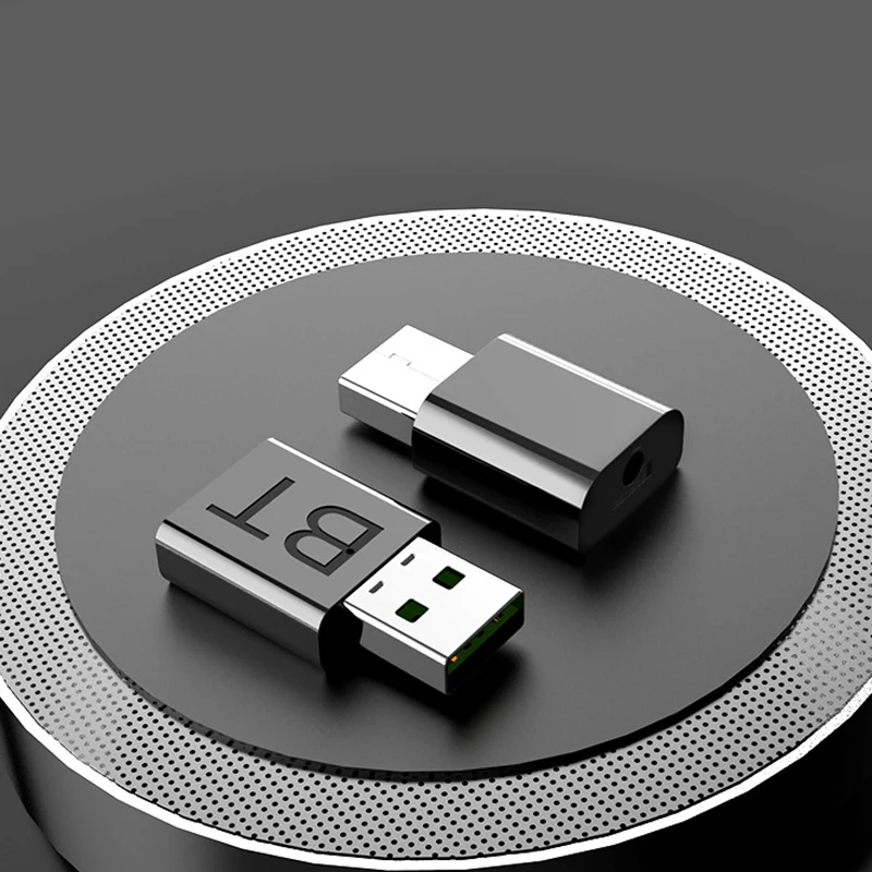 Портативный USB Bluetooth 5,0 передатчик приемник мини динамик Bluetooth динамик для компьютера гарнитура для ноутбука Смартфон MP3