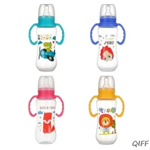 240 мл Детская Бутылочка для новорожденных, бутылочка для питья молока и воды, тренировочная чашка