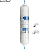 SOOEL T33 Quick Connect  INLINE COCONUT Carbon Post WATER FILTER Cartridge With 2 fitting Water Purifier REVERSE OSMOSIS ► Photo 3/6