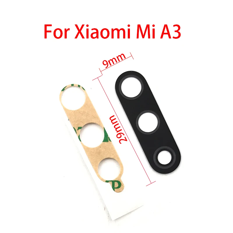 10 шт./лот для Xiaomi Mi A3 задняя крышка для объектива