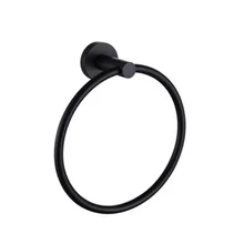 Новая высококачественная вешалка для полотенец из нержавеющей стали для ванной комнаты Черная бумажная вешалка для полотенец Дырокол