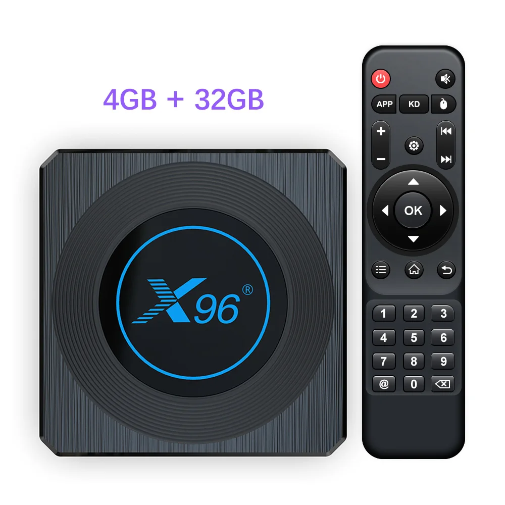 X96 X4 Android 11 Amlogic S905X4 8K RGB Light TV Box Support AV1 Dual Wifi BT4.1 Youtube Set Top Box 4GB 64GB 32GB X96X4 Media 