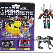 Игрушка-трансформация G1 Rumble& Ravage Reissue New inlock