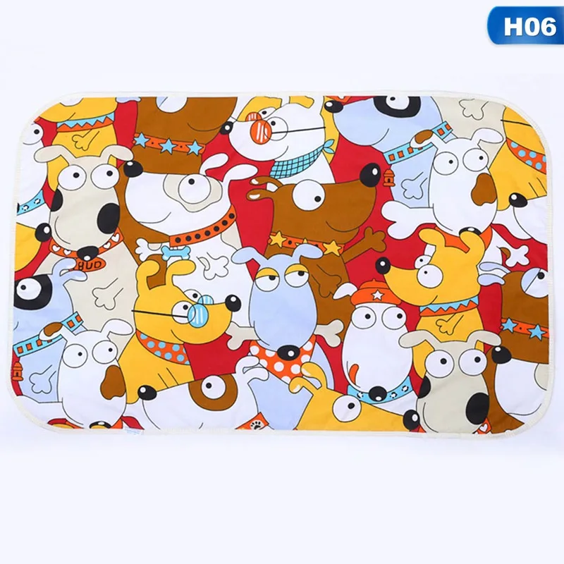 6 75*120 см Коврик для переодевания малыша мультфильм хлопок водонепроницаемый лист детский Пеленальный матрас стол пеленки писсуар игра игровой чехол матрас для новорожденных - Цвет: 6