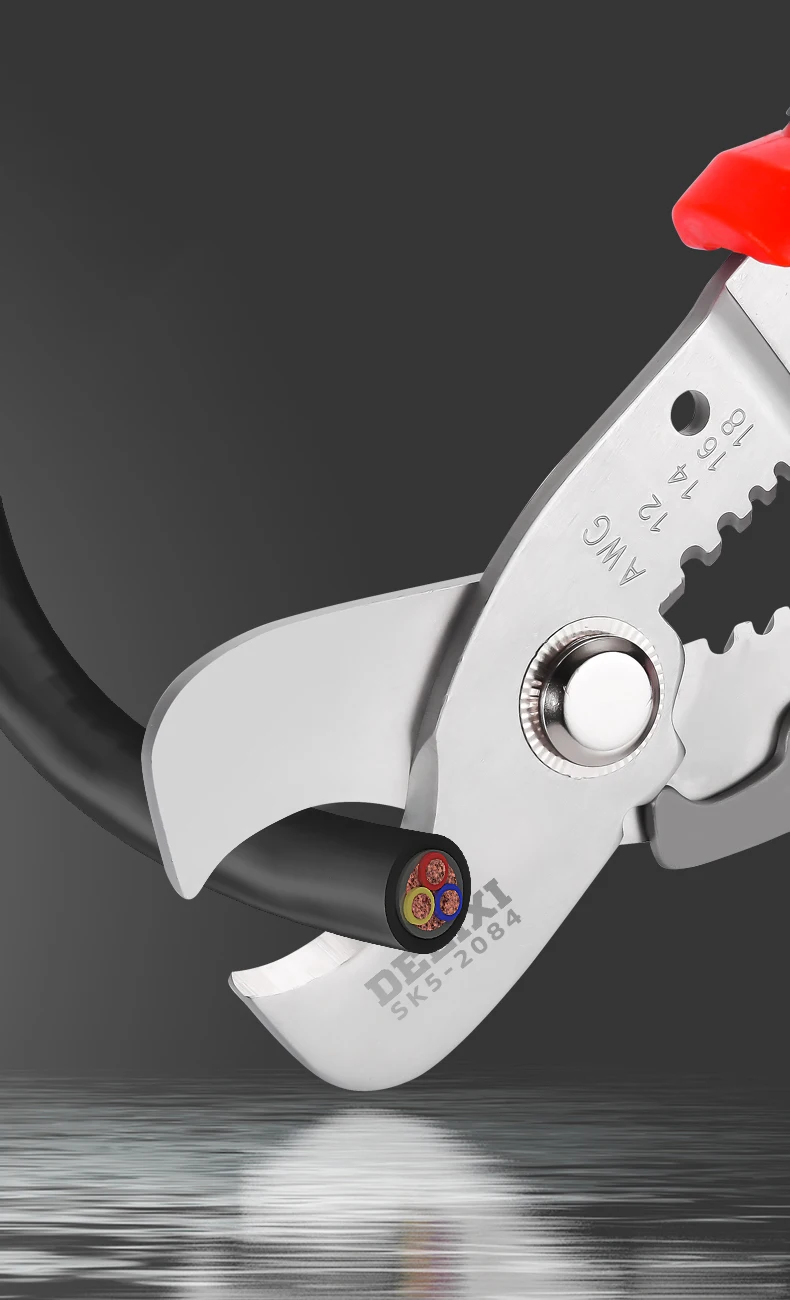 Wire Stripping Pliers Multifunctional Electrician Special Tools Pulling Wire Cutting Pliers Small Copper Pipe Crimping Pliers - Image 5
