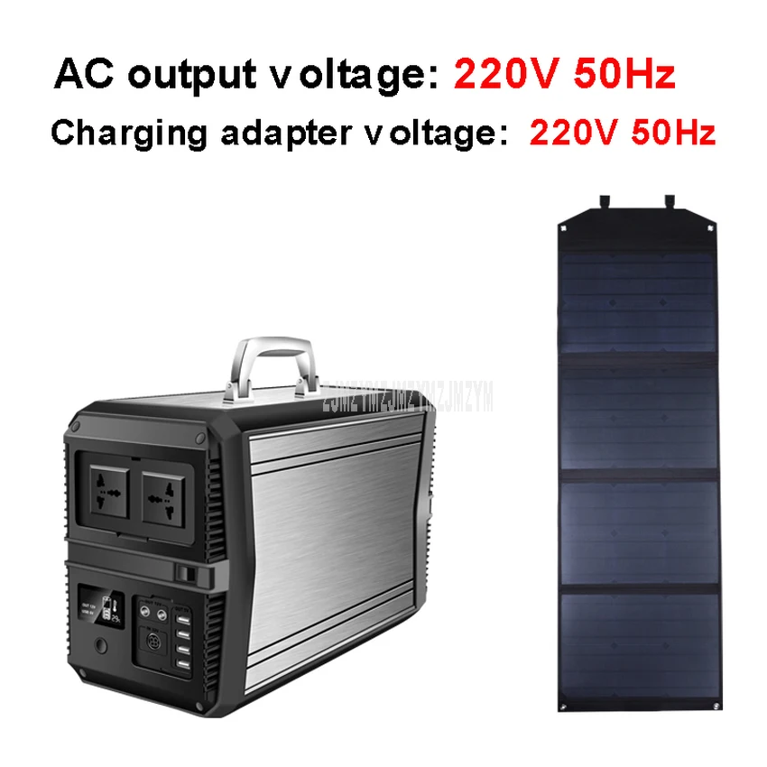 220V 273000 мАч источник питания для хранения энергии 1000 Вт Выход переменного тока домашний внешний портативный солнечный генератор энергии аварийный резервный внешний аккумулятор - Цвет: 220V