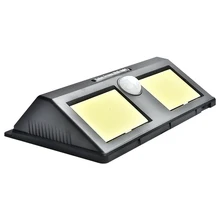 Solar Powered COB LED Sensor Wall Lamps For Home Outdoor Courtyard Garden Aisle