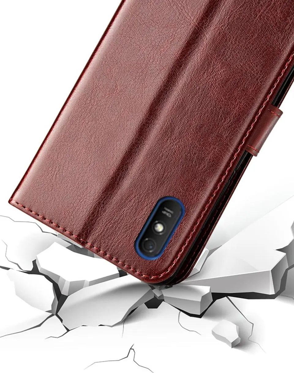 leather case for xiaomi Leather case For Xiaomi Redmi 9A Case Redmi 9A Case Back Cover Phone Flip Case on For Xiaomi Redmi 9 A 9A phone cases for xiaomi