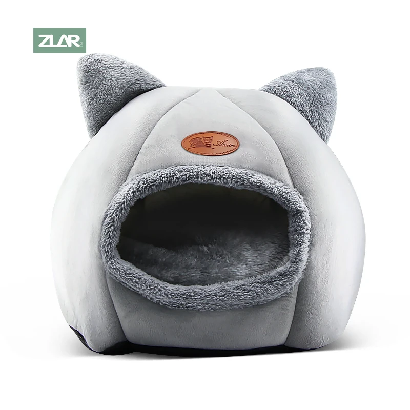 Warm Comfort Cat Bed In Winter Bed For Cats Cat’s House Dog Bed Pet Little Mat Cozy Deep Cave