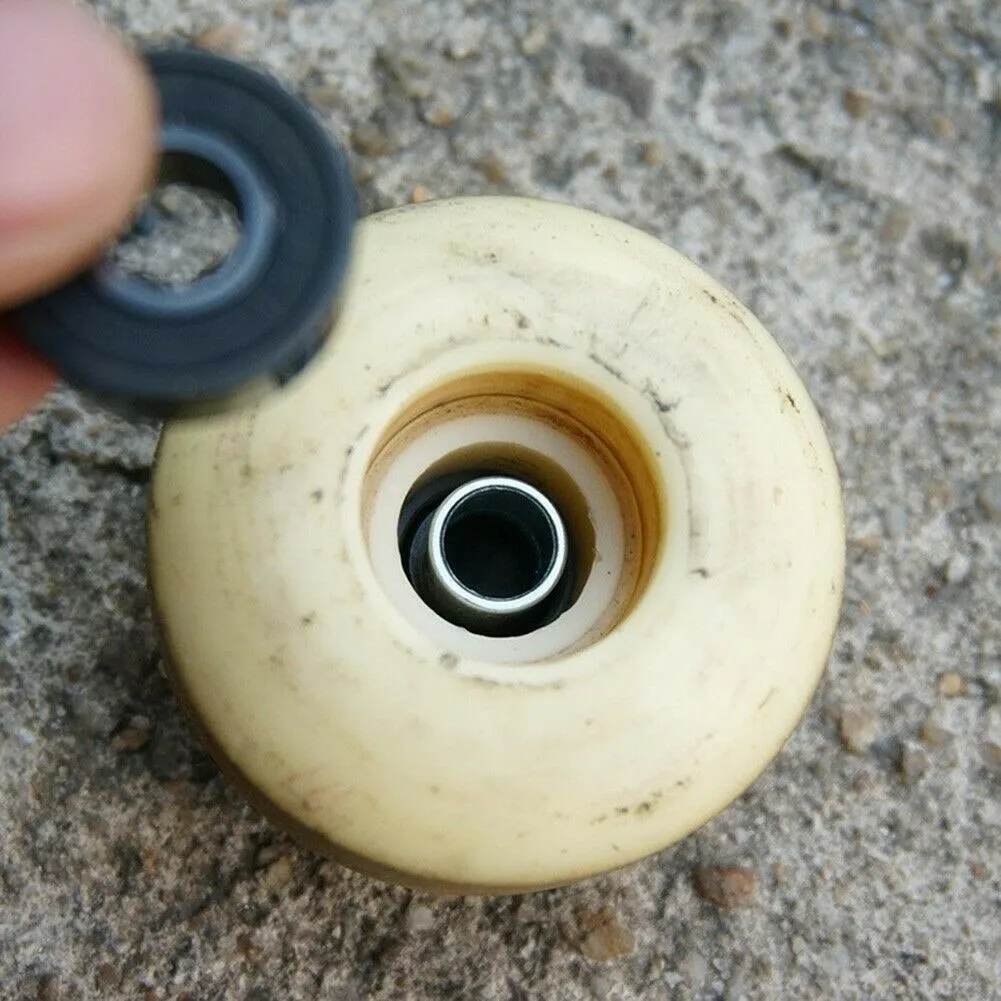4/8 Pcs 10mm Long Alloy Bearing Spacer For Scooter Or Skateboard Wheels 8mm ID For 8mm Axles Between 608 Bearing Spacer