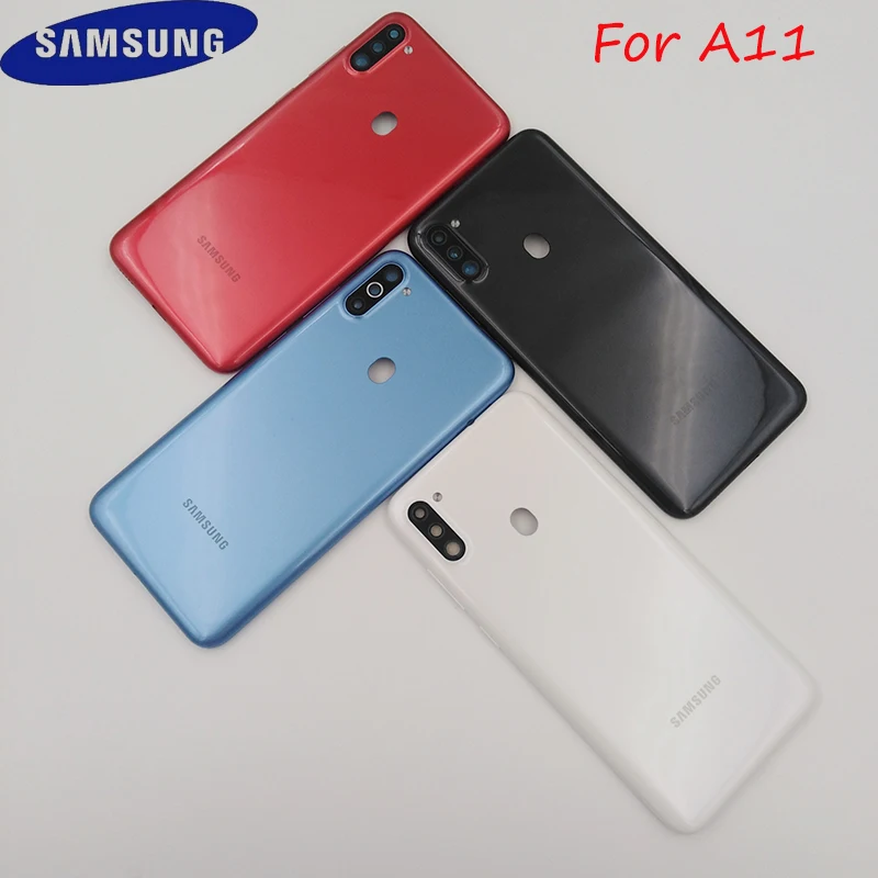 Задняя крышка батарейного отсека Samsung Galaxy A11 A115 A115F сменный корпус запасные части