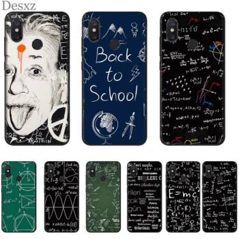 

Mobile Cell Phone Case for xiaomi Redmi Note 6 7 8 Pro 5 5A 4X Prime Cover E=mc2 Mathematical equation Physical formula Cute