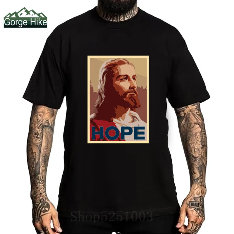 

Jesus Hope Saviour T shirt Funny Calling Accept Or Decline That Is Question Design God Faith Admire 100% Cotton Christ T-shirt
