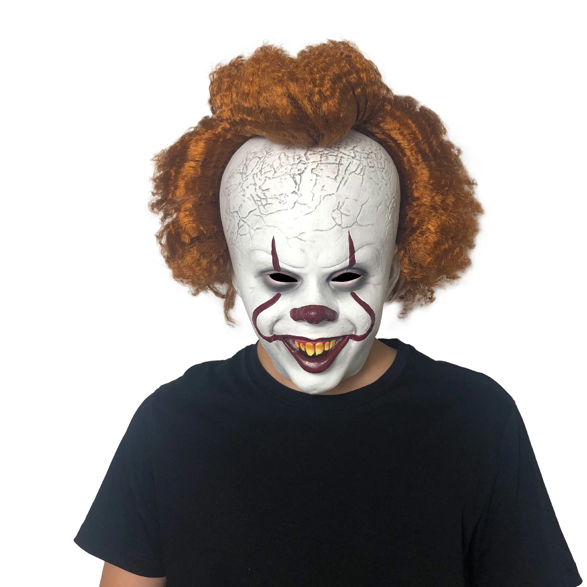 Джокер маска пеннивайза Стивен Кинг It Chapter Two 2 ужасов клоун Косплей латексные маски с париком Хэллоуин вечерние реквизит