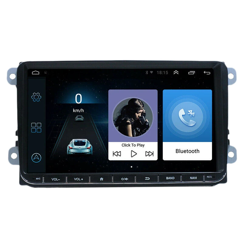 Автомобильный мультимедийный плеер 9 дюймов 2 Din Android 8 1 GPS-навигация | Автомобили и