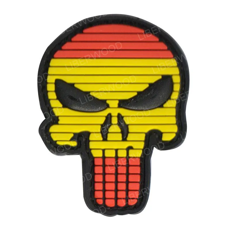 PVC SPAIN PUNISHER Испанский национальный полицейский антитеррористический Тактический спецназ патч испанская полиция гео - Цвет: PVC SPAIN PUNISHER