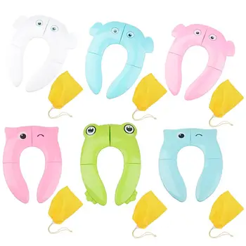 

Foldable Lovely Cartoon Baby Toddler Potty Toilet Seat Urinal Pad Cushion Toilet Training Children Kids