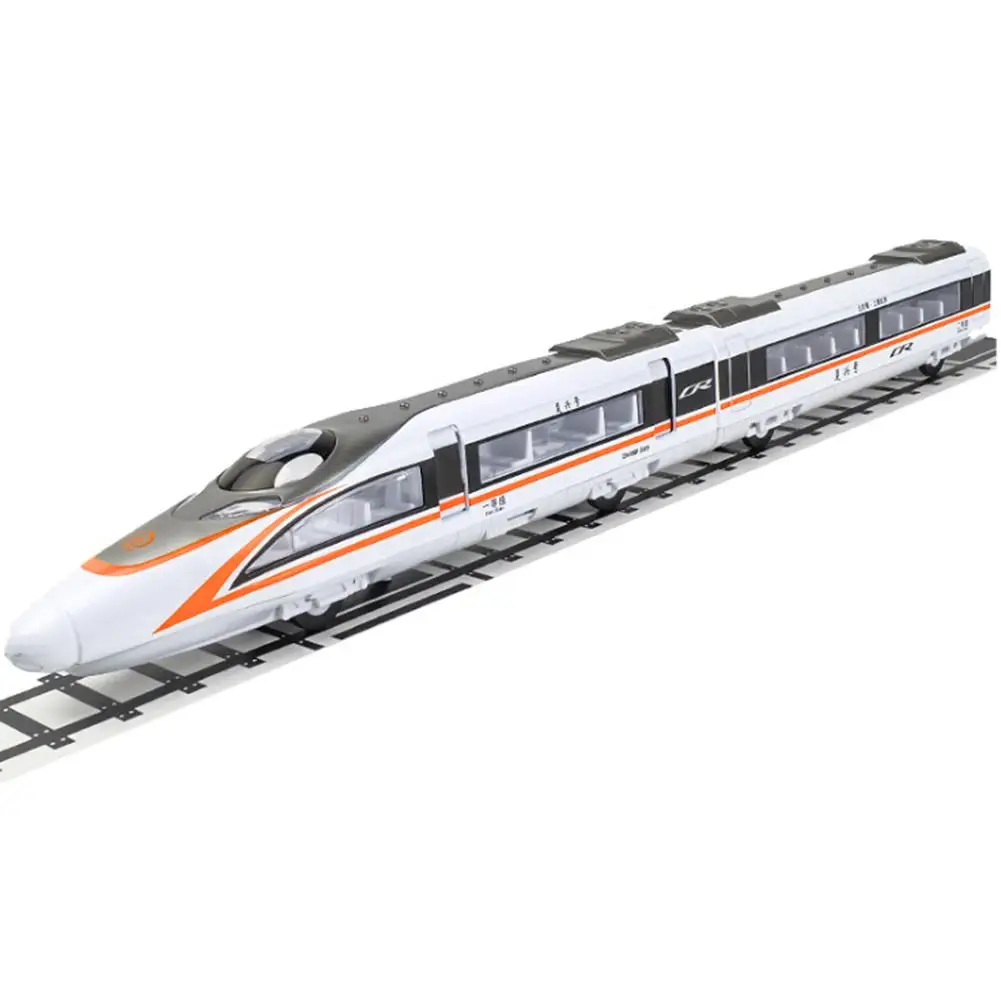 1: 87 китайский Commuter набор игрушек-поезд сплав высокоскоростная игрушечная железная дорога автомобиль мальчик метро тянуть назад автомобиль хороший подарок для детей ко дню рождения