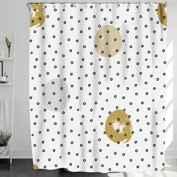 

YZY Waterproof Shower Curtain Toilet Partition Decoration Printed Shower Curtain