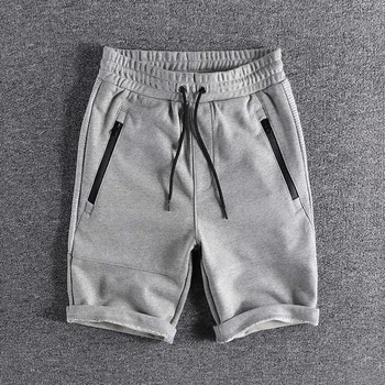 

2020 new Summer classic trend zipper pocket youth sweatpants mix casual men's casual shorts Terry Leggings trouser on sale 0102