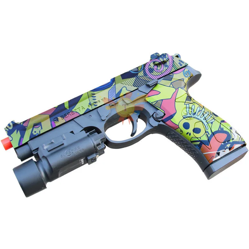 SKD BERETTA 90 два M92 Электрический гелиевый бластер игрушечный водяной пистолет для детей
