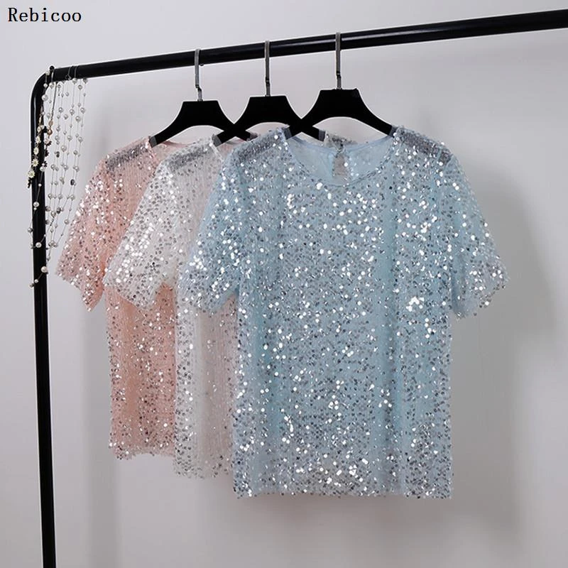 sequin summer tops