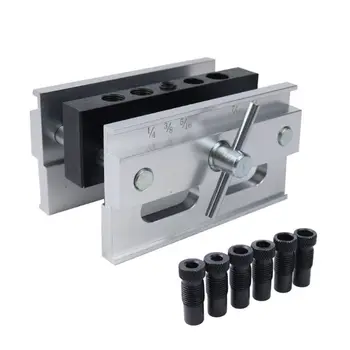 

Wood Board Connection Drilling Locator Wide Adjustment Range DIY Hole Locator