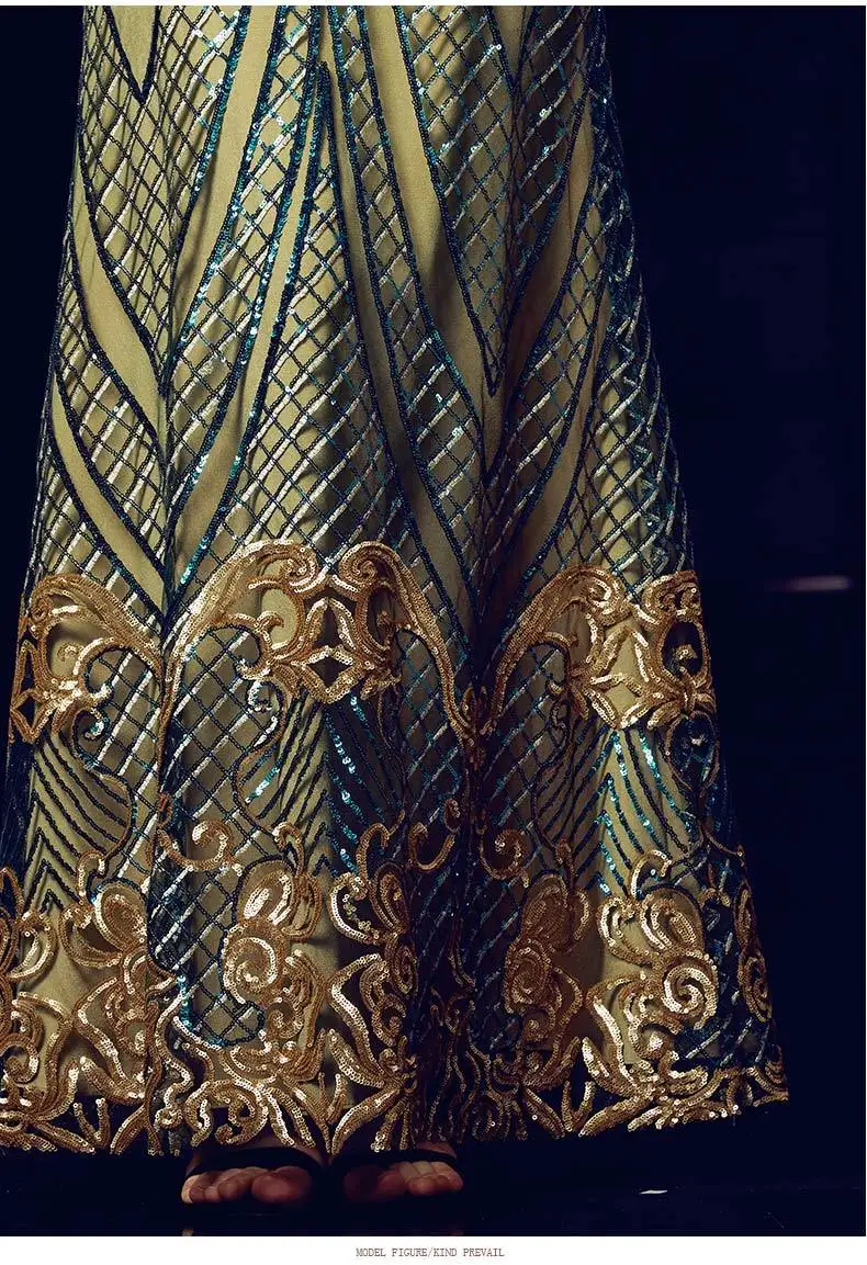 BacklakeGirls/вечернее платье с блестками с длинными рукавами высокого класса Vestido De Ver O Vestido De Noite Casamento на молнии сзади
