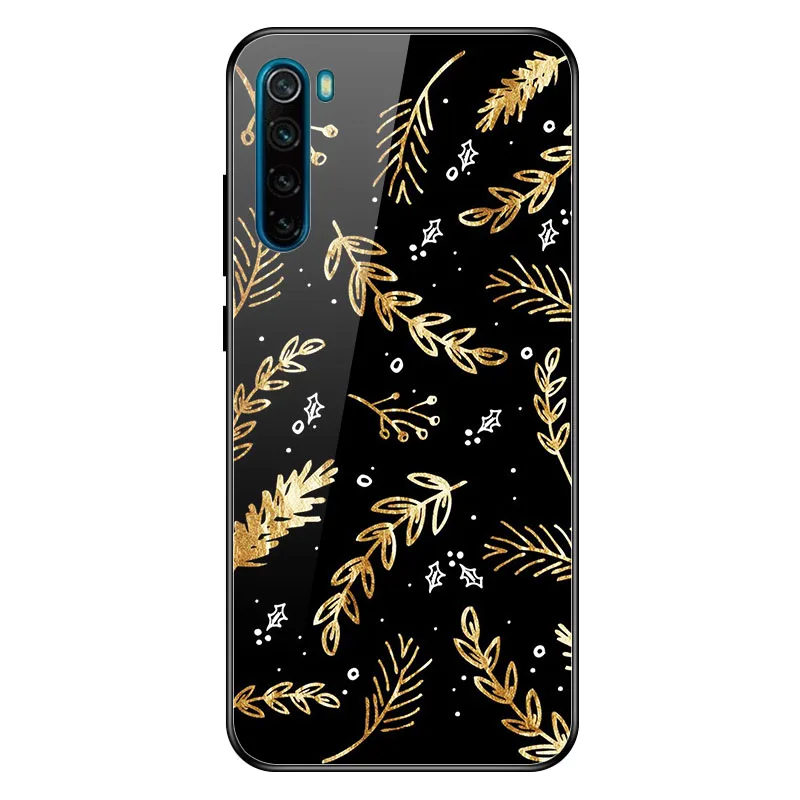 Geruide для Xiaomi Redmi Note 8 чехол, закаленное стекло Note 8 Pro Чехол cubierta para Для Xiaomi Redmi Note 8 Pro Чехол