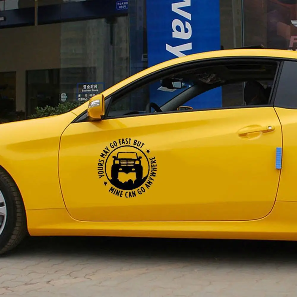 2pcs Newest Car Decal Vinyl Sticker Yours May Go Fast Go Anywhere Can Car-Styling Mine Creative Waterproof Decals But C4X5 2pcs Newest Car Decal Vinyl Sticker Yours May Go Fast Go Anywhere Can Car-Styling Mine Creative Waterproof Decals But C4X5