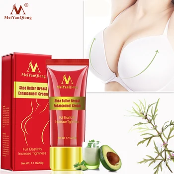 Crème à base de plantes pour l'élargissement du sein efficace pleine élasticité rehausseur de sein augmenter l'étanchéité grand buste crème pour le corps soins du sein 50g